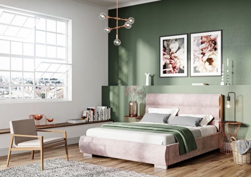 Łóżko tapicerowane Renee