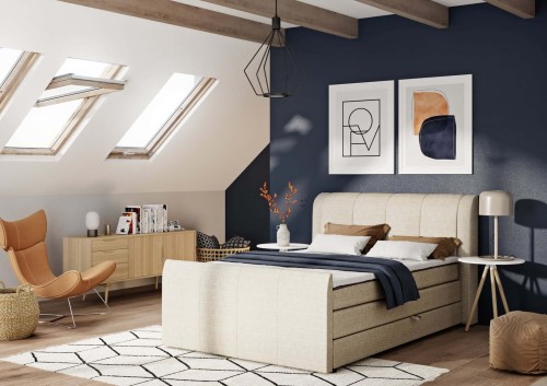 Łóżko tapicerowane Catherine