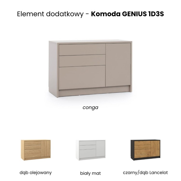 Komoda GENIUS 1D3S