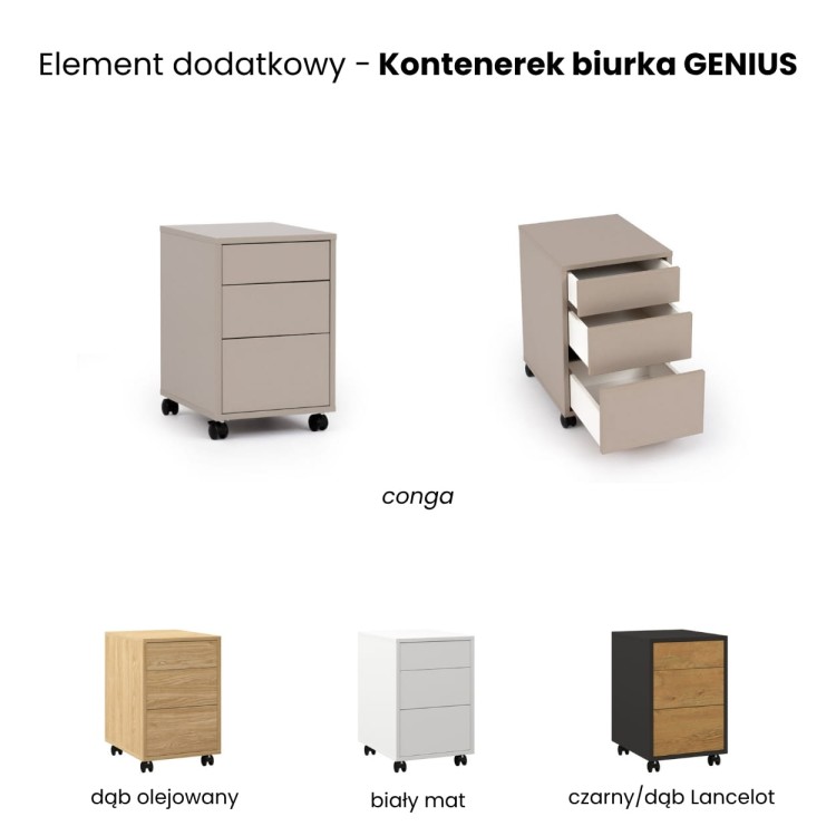 Kontenerek biurka GENIUS