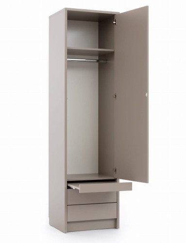 Szafa GENIUS z szufladami, drążkiem i półką 1D3S