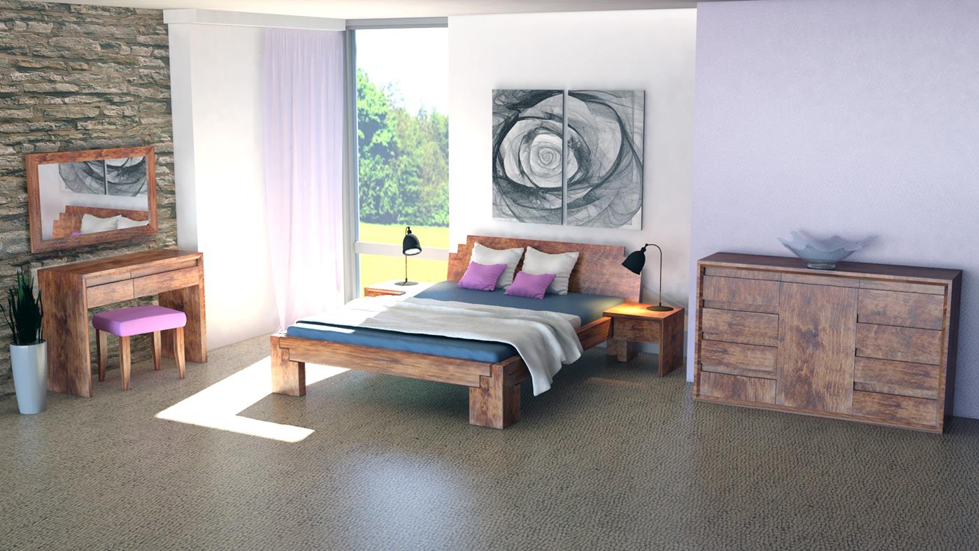 Łóżko Loft Lorenzo - Dane techniczne